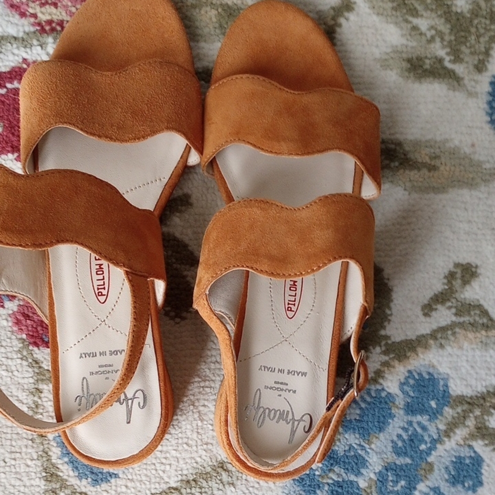 Amalfi Tan Sandals Casual Slip-On